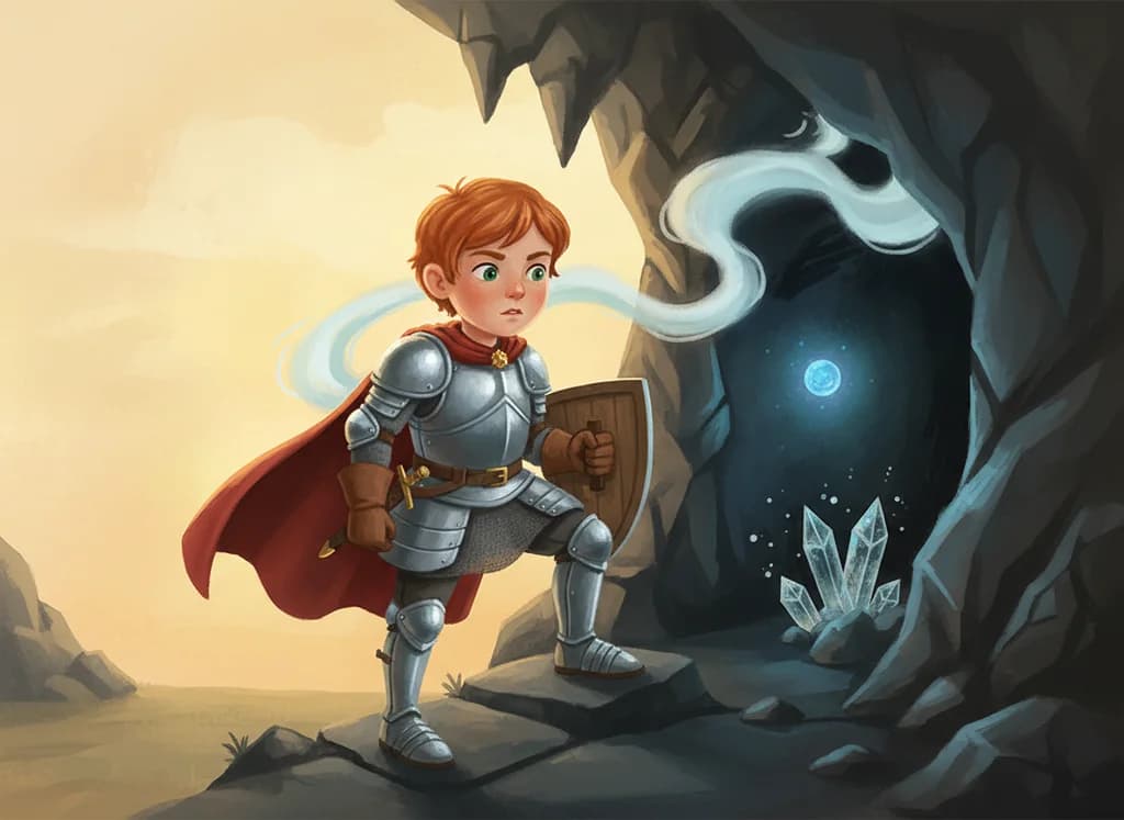 The Crystal Cave of Whispering Lights